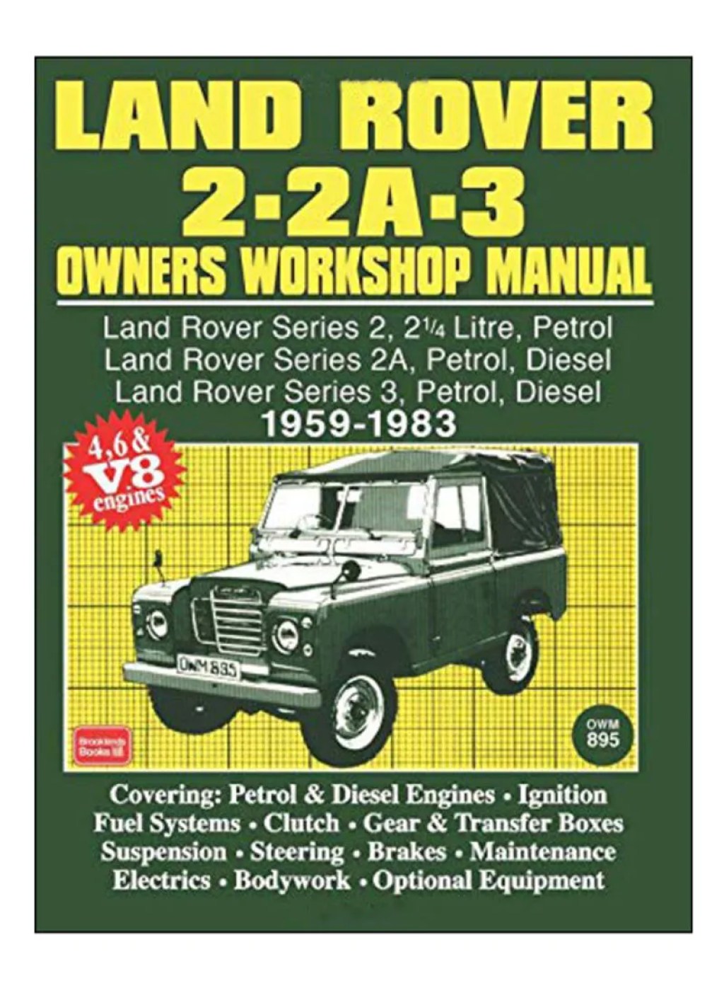 Picture of: Land Rover -A- Owners Workshop Manual Paperback