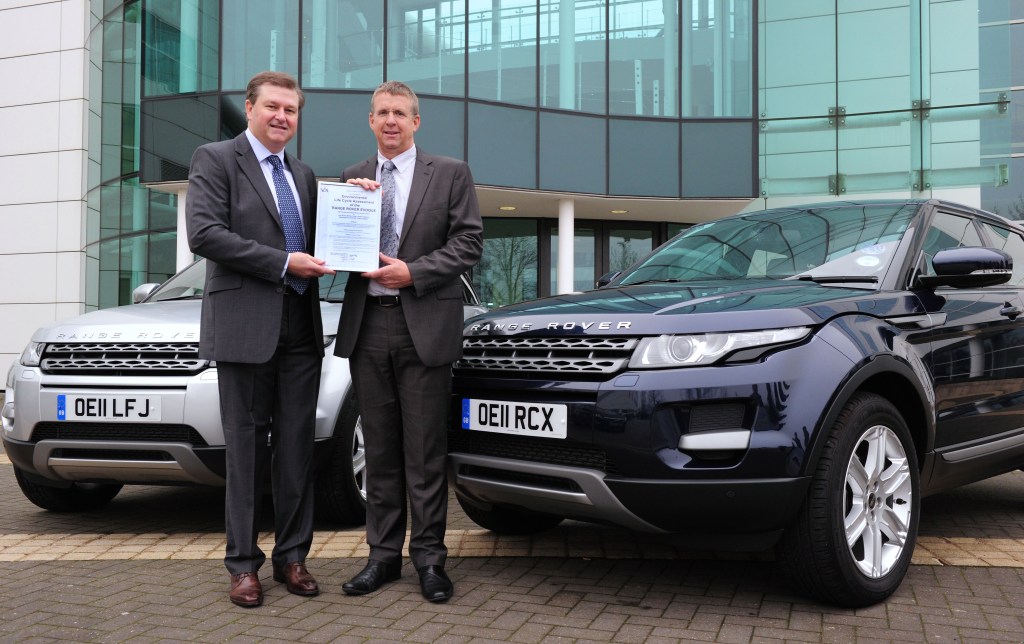 Picture of: Land Rover Achieves Environmental Certification For Range Rover