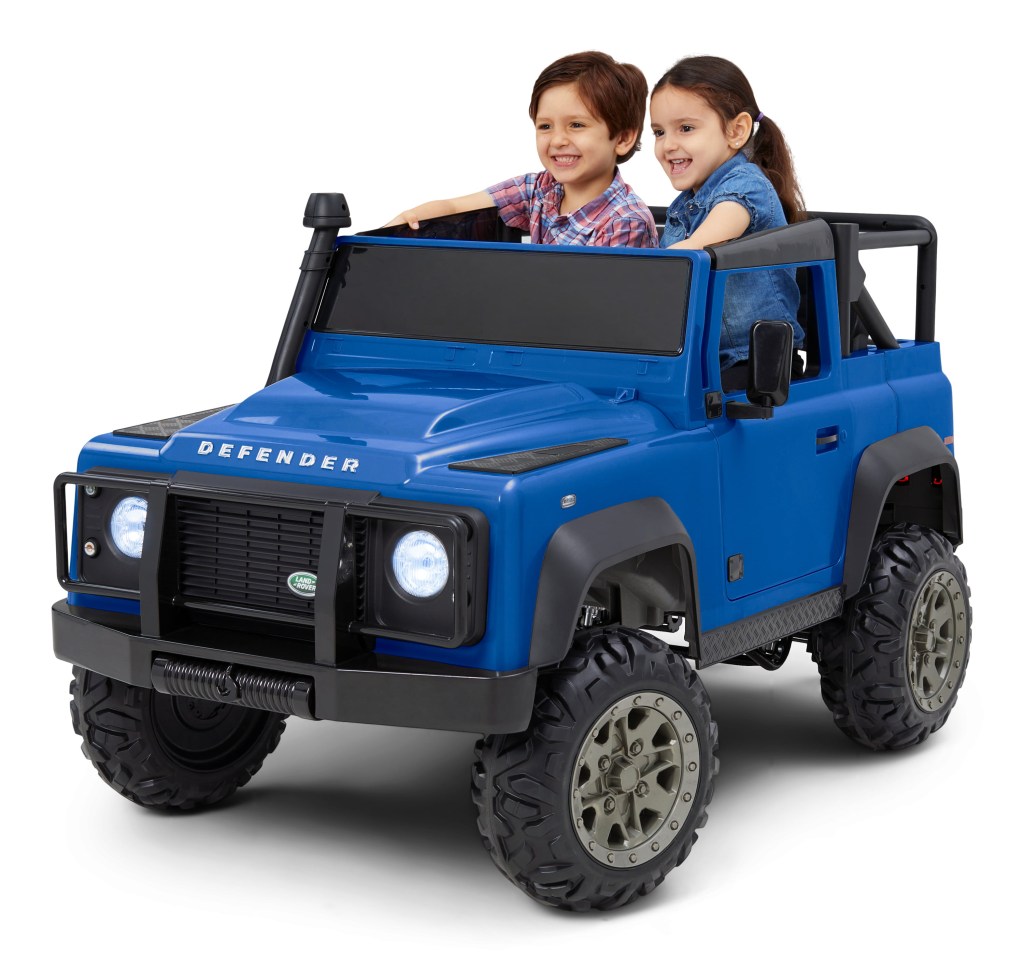 Picture of: Land Rover Defender Ride-On by KidTrax, -Volt,  Riders, Ages -, Blue
