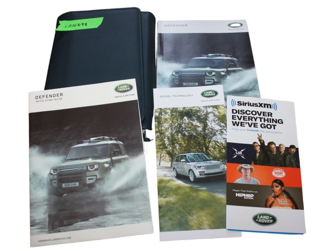 Picture of: Land Rover Defender SE HSE V X XS S SE X XS owners manual case  Lan69