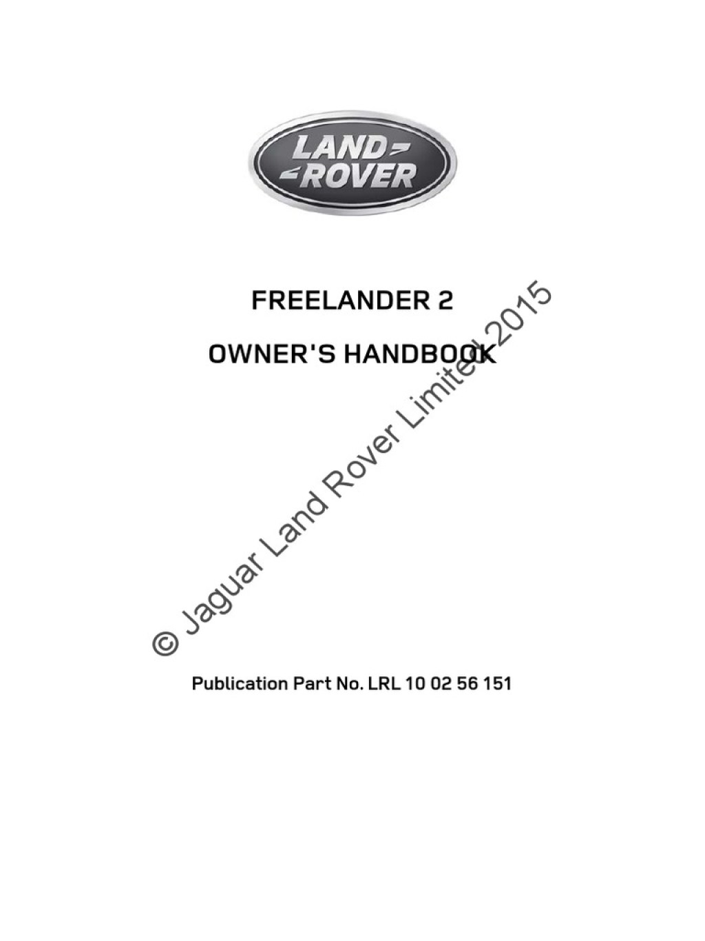 Picture of: Land Rover LR/Freelander   PDF  Seat Belt  Vehicles