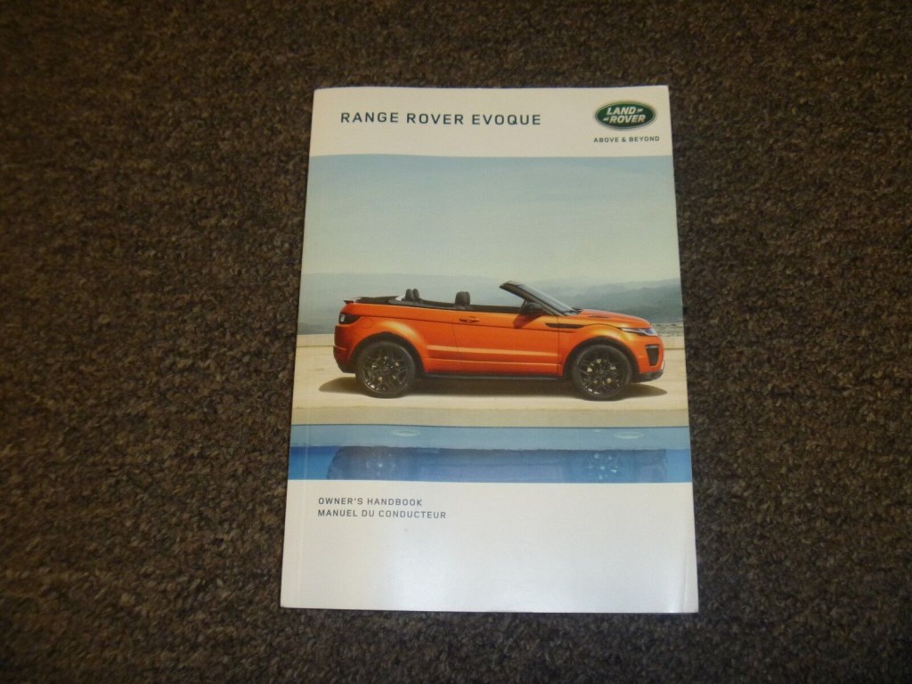 Picture of: Land Rover Range Rover Evoque Owner Manual User Guide SE Premium HSE