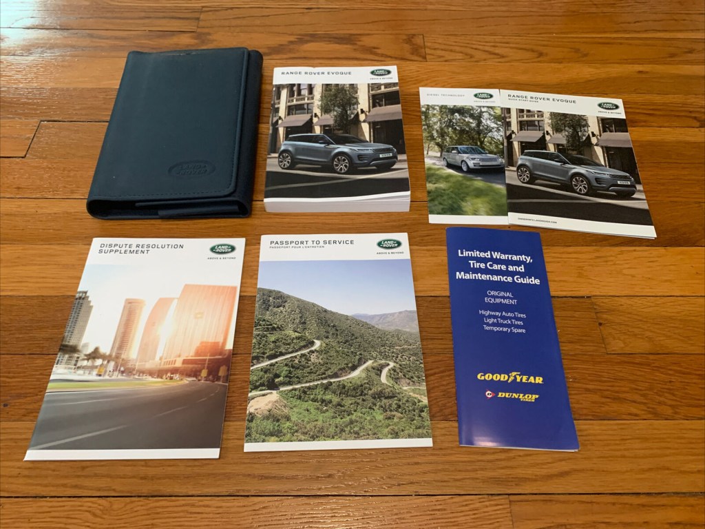 Picture of: Land Rover Range Rover Evoque Owners Manual With Case OEM Free Shipping