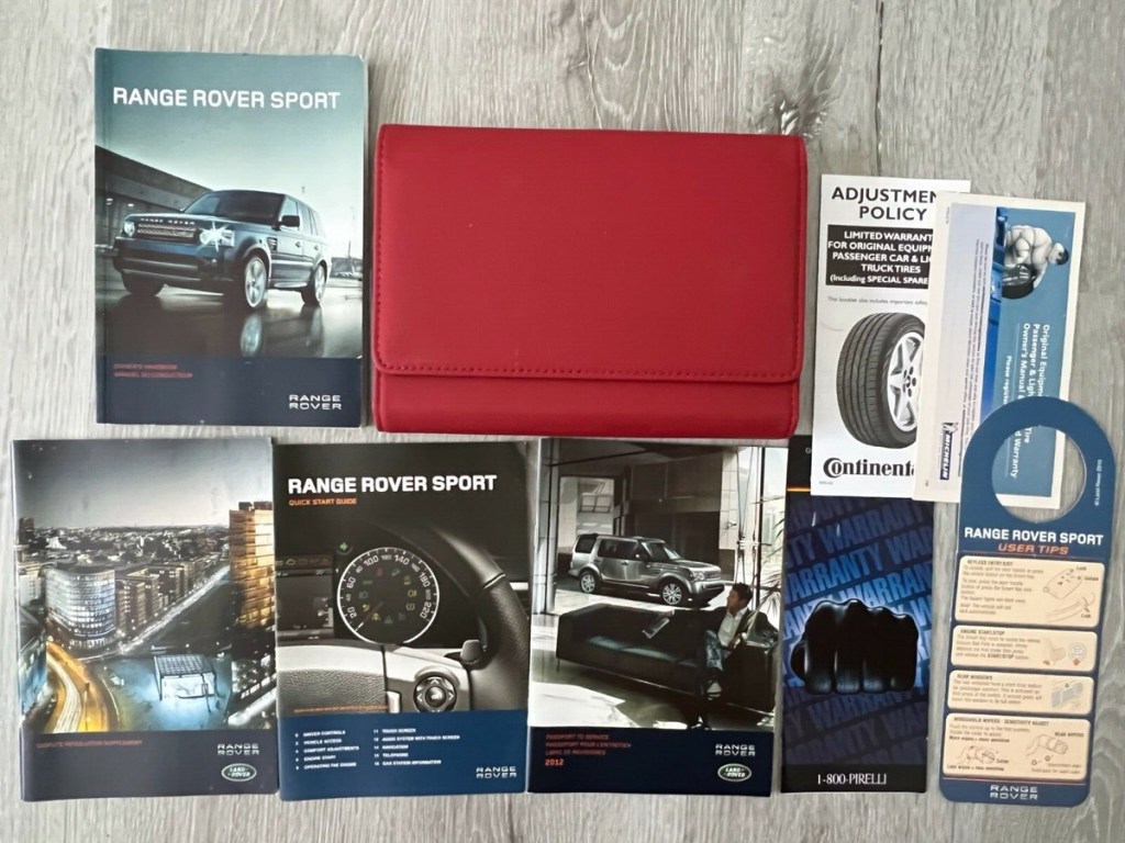 Picture of: LAND ROVER RANGE ROVER SPORT AUTOBIOGRAPHY OWNERS MANUAL SET