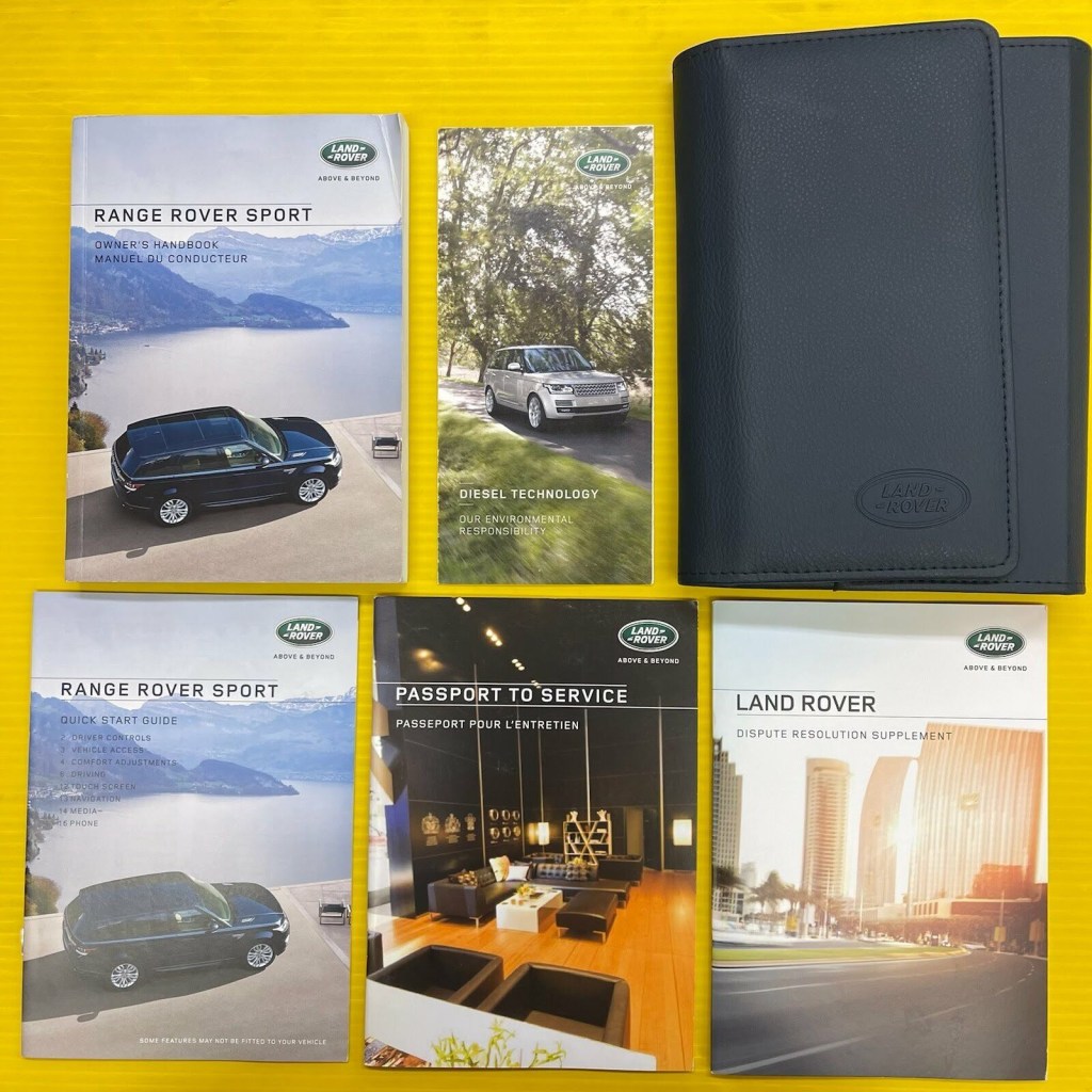 Picture of: Land Rover Range Rover Sport Owner’s Owners Manual Set With Navigation  OEM
