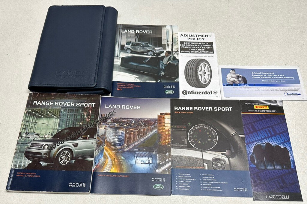 Picture of: LAND ROVER RANGE ROVER SPORT OWNERS MANUAL GT HSE AUTOBIOGRAPHY  SUPERCHARGE