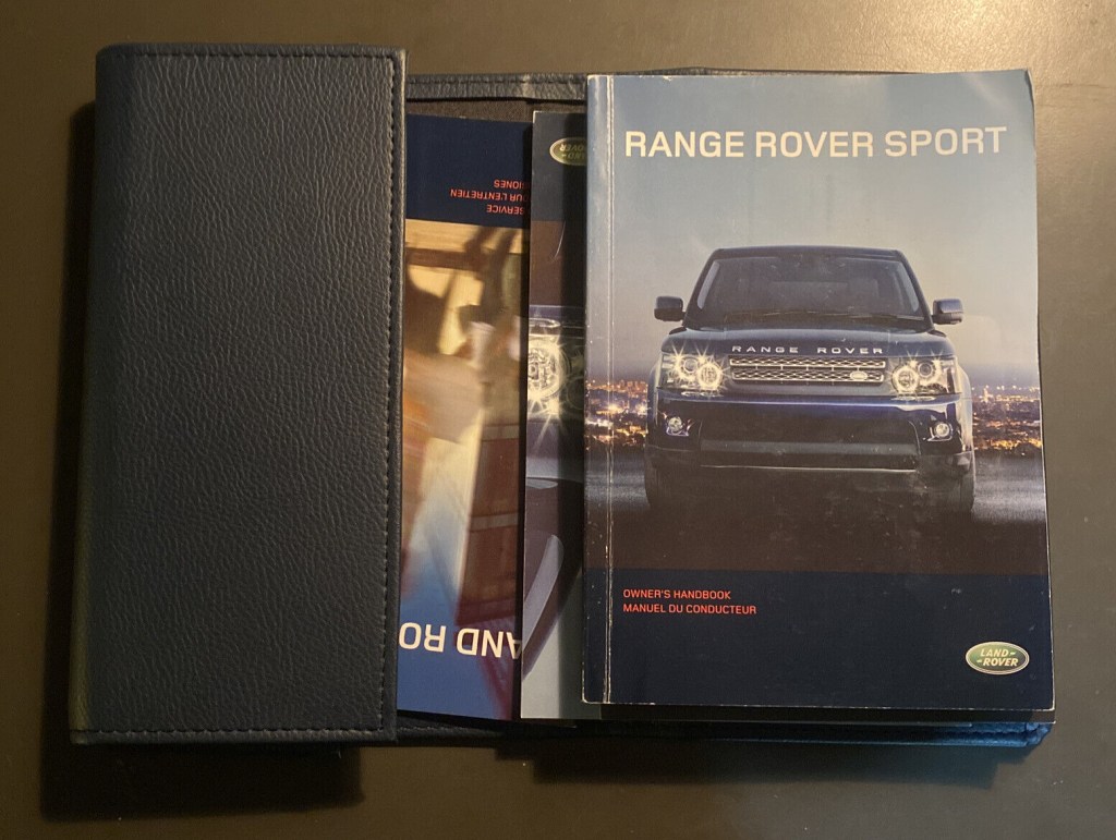 Land Rover Range Rover Sport Owners Manual with Navigation Book &  Case