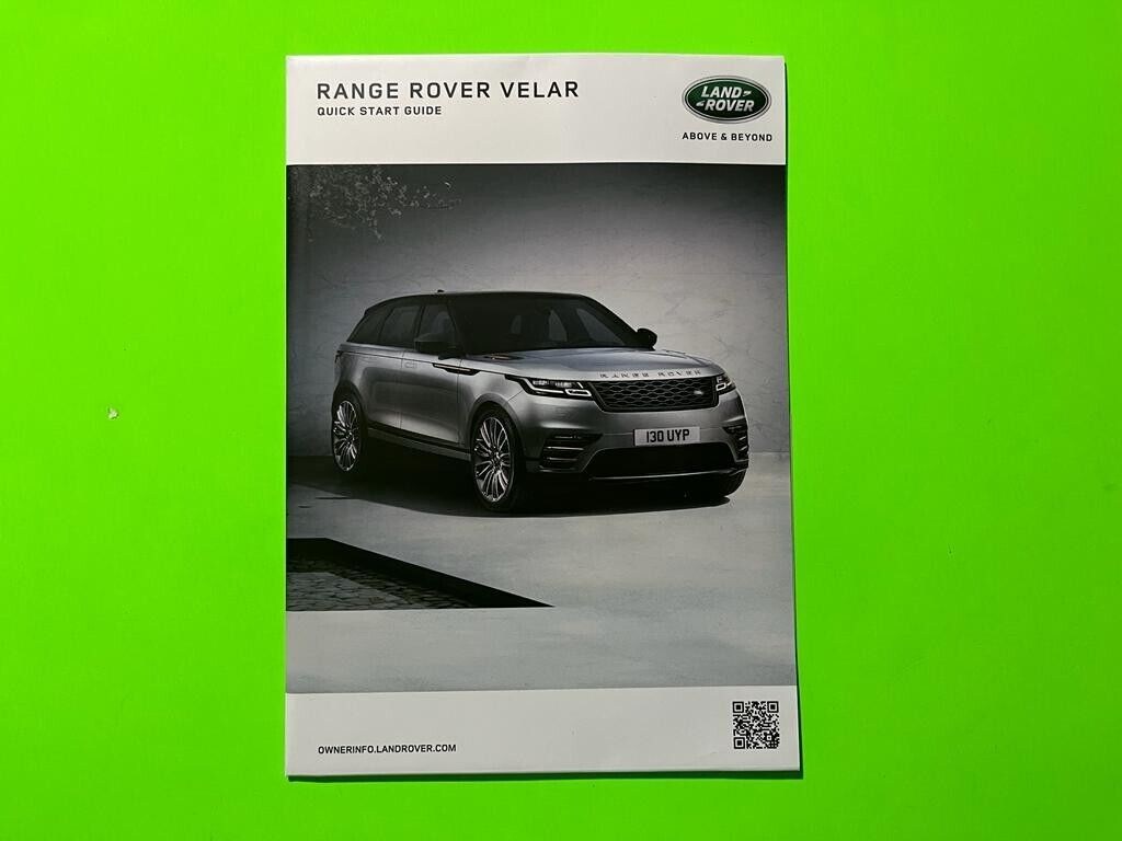 Picture of: Land Rover RANGE ROVER VELAR Owners Manual Handbook Set & Case *OEM*