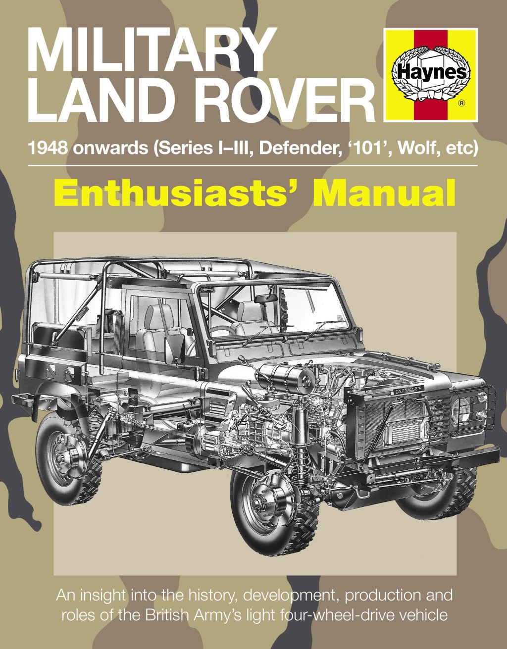 Picture of: Military Land Rover Manual (Paperback)  Haynes Publishing