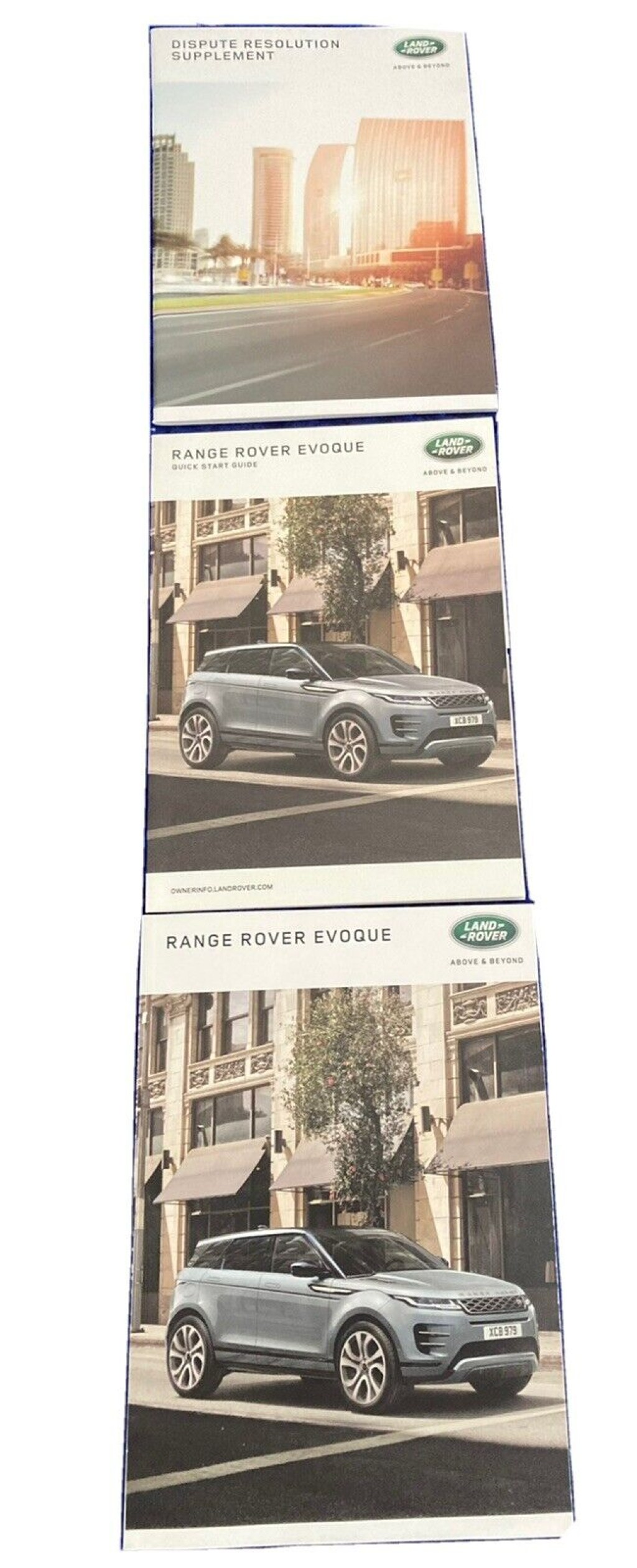 Picture of: RANGE ROVER EVOQUE OWNERS MANUAL WITH CASE