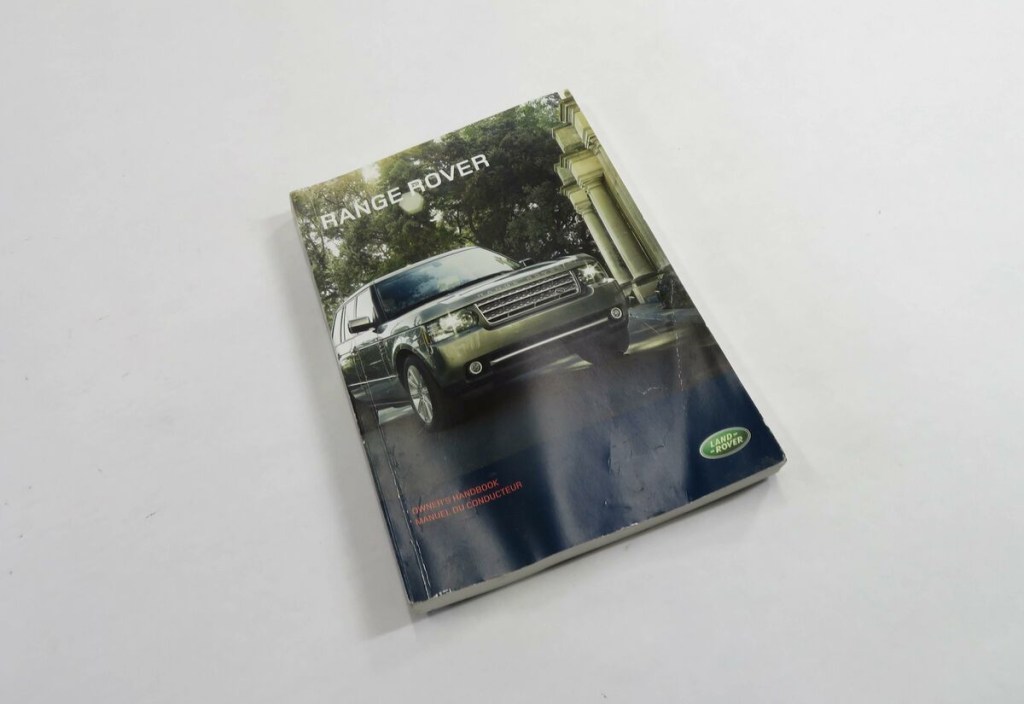 Picture of: RANGE ROVER (L) OWNERS MANUAL SERVICE GUIDE BOOKLET SET w/ CASE