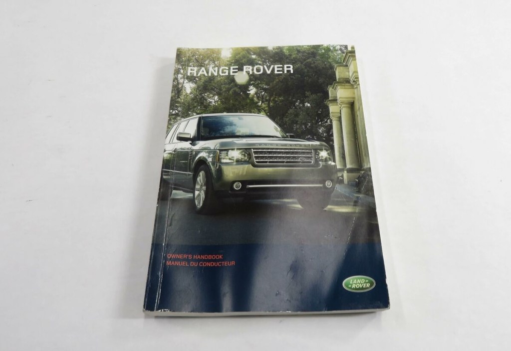 Picture of: RANGE ROVER (L) OWNERS MANUAL SERVICE GUIDE BOOKLET SET w/ CASE