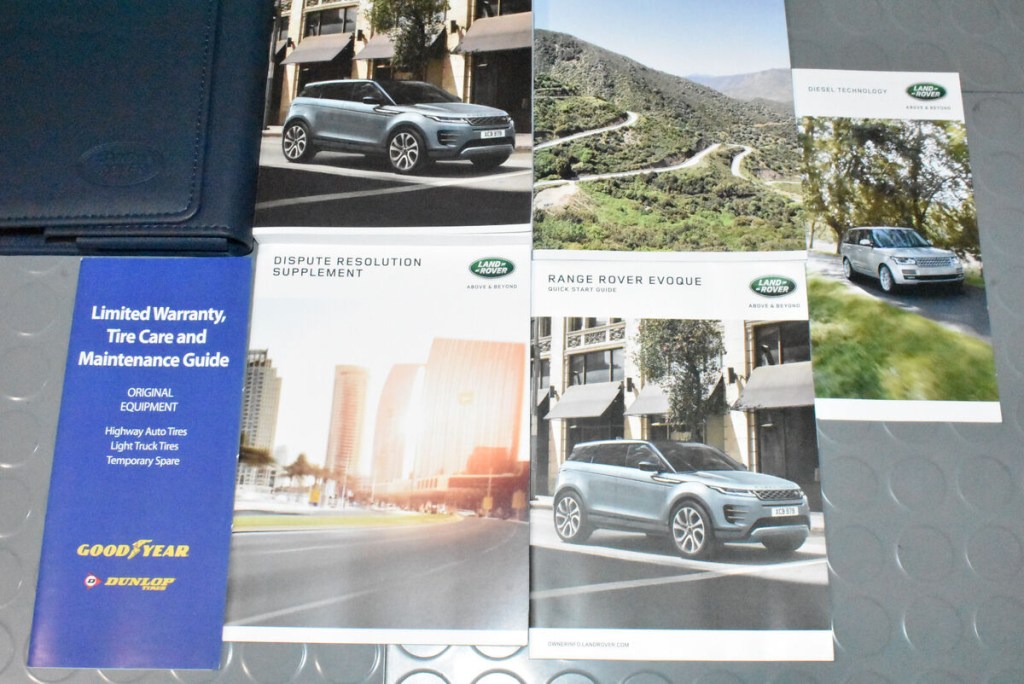 Picture of: Range Rover Land Rover Evoque Owners Manual – SET