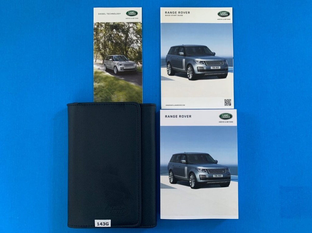 Picture of: Range Rover PHEV Diesel I V V SC HSE Biography Owners Manual Owner  Books