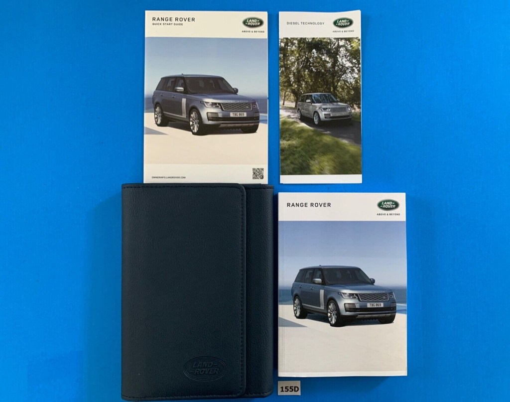 Picture of: Range Rover PHEV Diesel V V SC HSE AutoBio Owners Manual Owner Books  Set