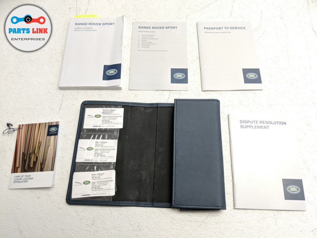 Picture of: RANGE ROVER SPORT L OWNERS MANUAL BOOK QUICK START