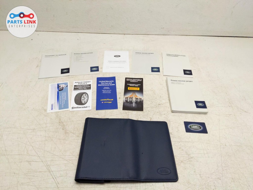 Picture of: RANGE ROVER SPORT OWNERS MANUAL HAND BOOK WARRANTY GUIDE CASE