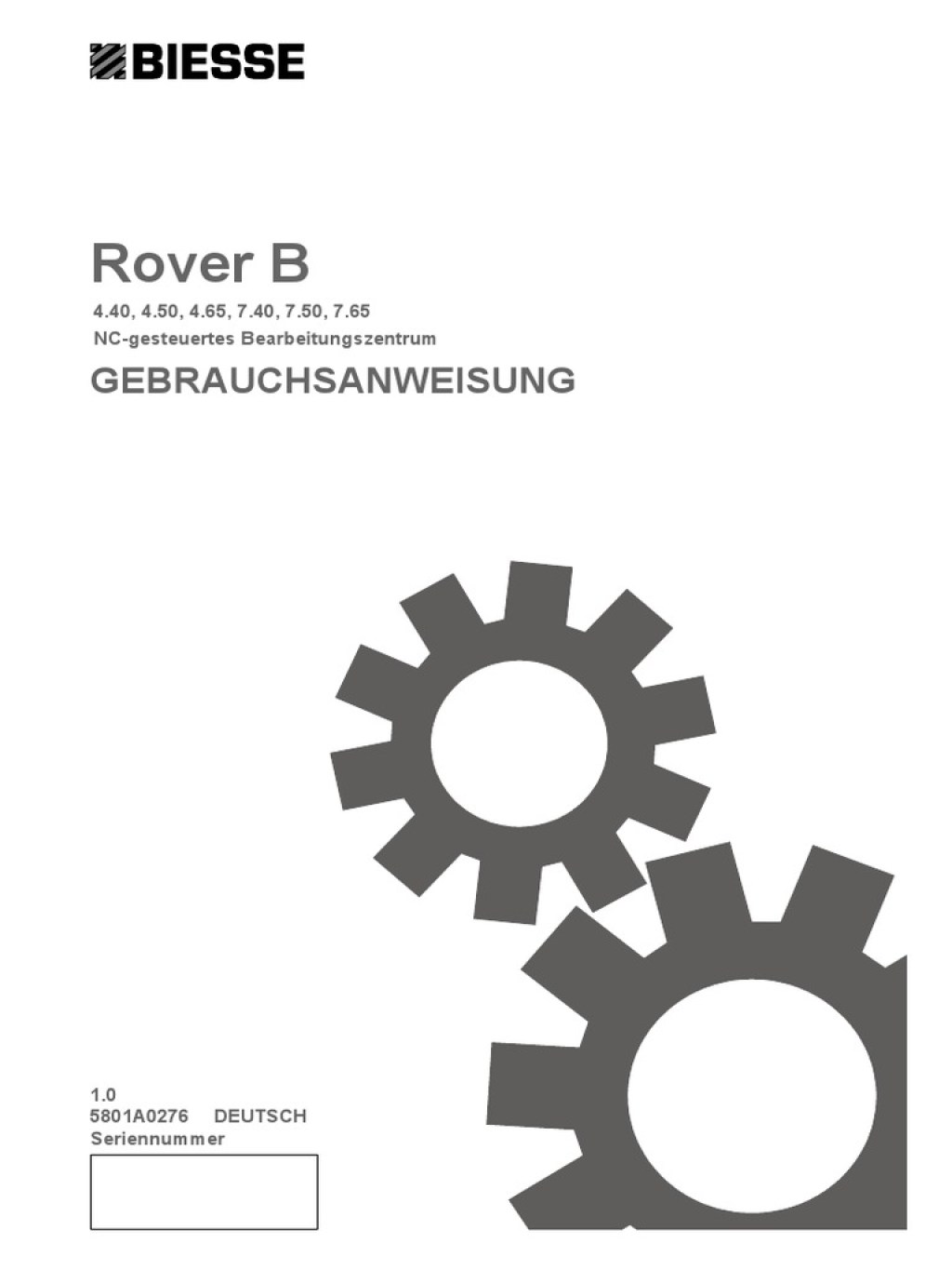 Picture of: Rover B: Gebrauchsanweisung  PDF