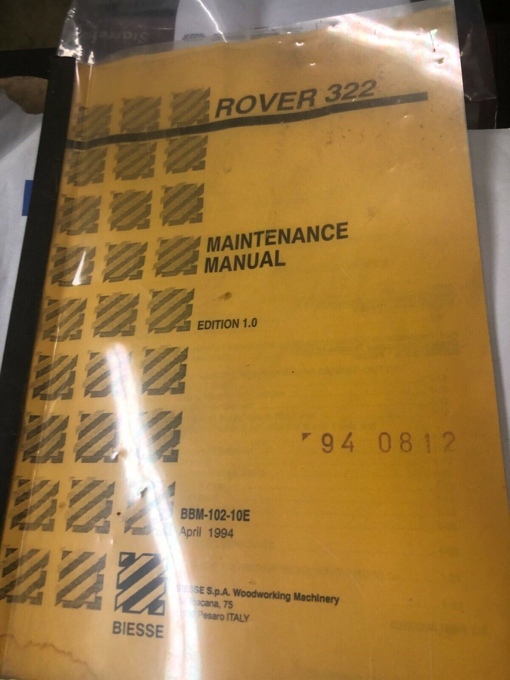 Picture of: s Biesse Rover  CNC Manual Set –  Manuals!!!