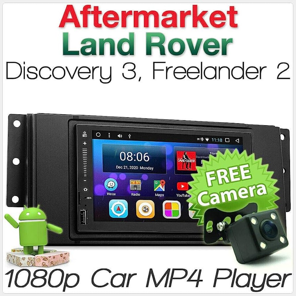 TUNEZ® Android Auto Autoradio Player USB Stereo Radio Head Unit MP MP USB  Kompatibel Mit Land Rover Discovery  Jahr –